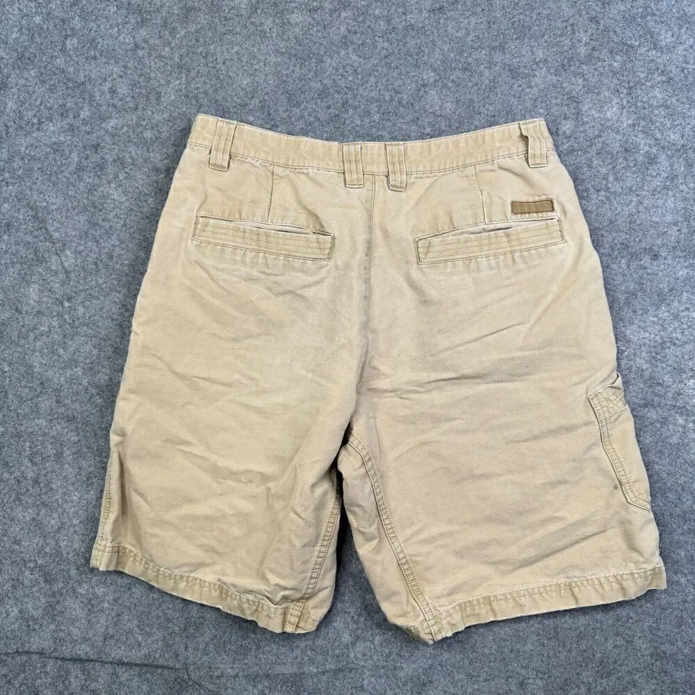 Columbia Shorts Rugged Outdoor Chino Denim Mens 34 Utility Work